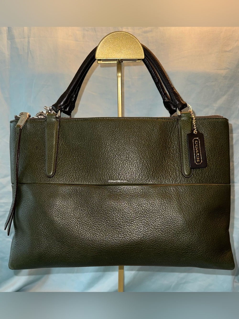 Coach Medium Pebbled Leather Borough Bag Style 28160